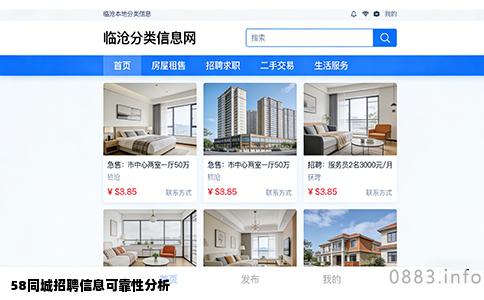 58同城招聘信息可靠性分析