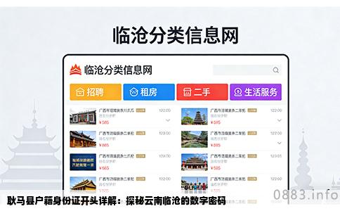 耿马县户籍身份证开头详解：探秘云南临沧的数字密码