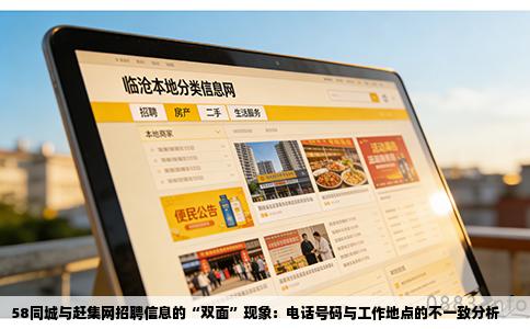 58同城与赶集网招聘信息的“双面”现象：电话号码与工作地点的不一致分析