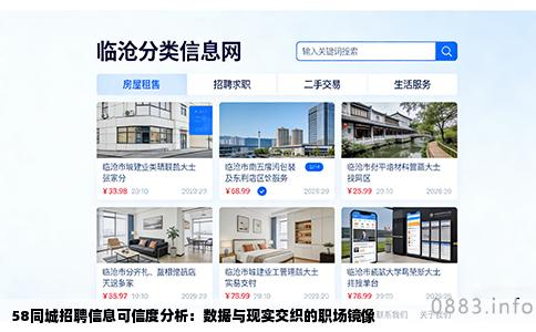 58同城招聘信息可信度分析：数据与现实交织的职场镜像