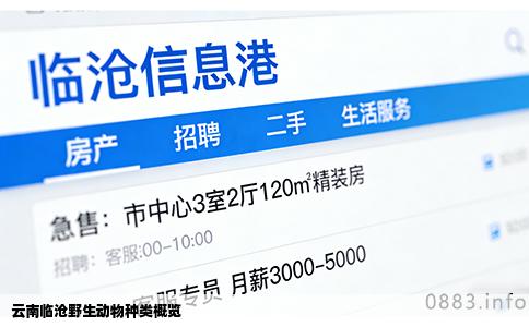 云南临沧野生动物种类概览