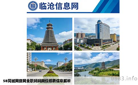 58同城网微网全职妈妈岗位招聘信息解析